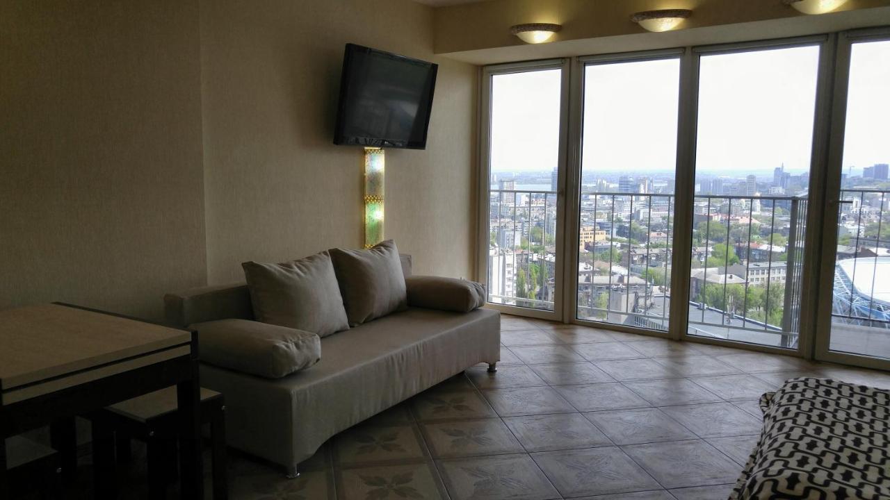 Apartment Near Dnipro Arena Kültér fotó